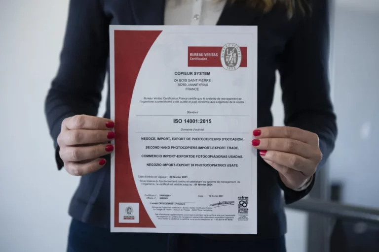 Certification ISO 14001